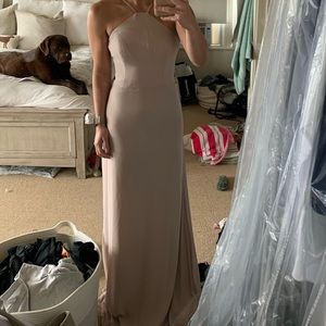 Hayley Paige Occasions Style 5611, candlelight - chiffon. Retails for $240